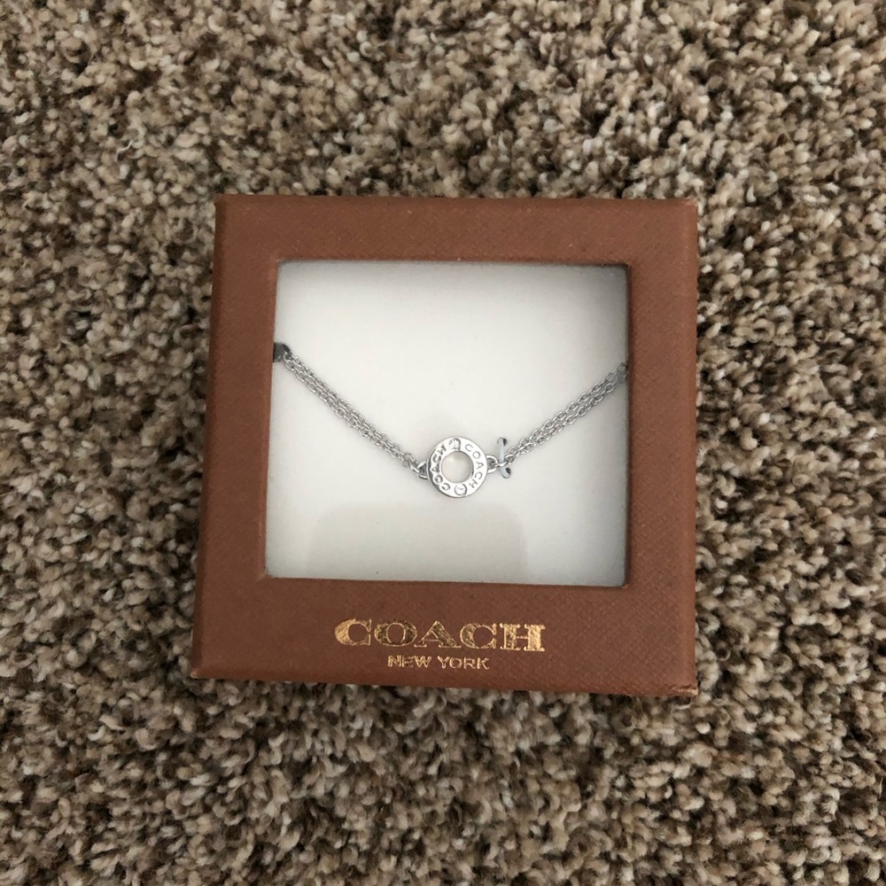 Coach silver bracelet